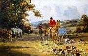 unknow artist Classical hunting fox, Equestrian and Beautiful Horses, 193. oil painting on canvas